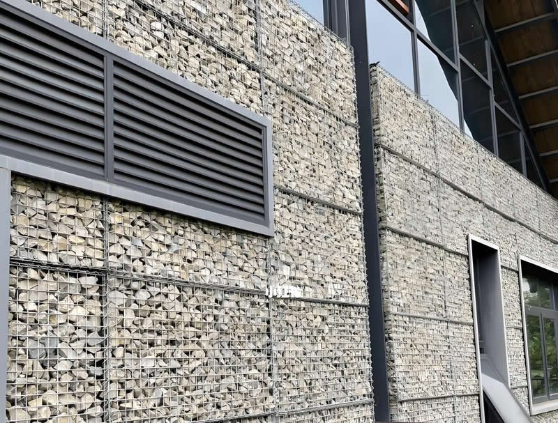 Welded Mesh Gabion Cladding and Retaining Wall Structures