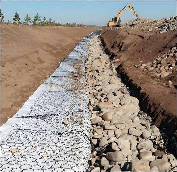 Channel Lining Solutions with Gabion Baskets