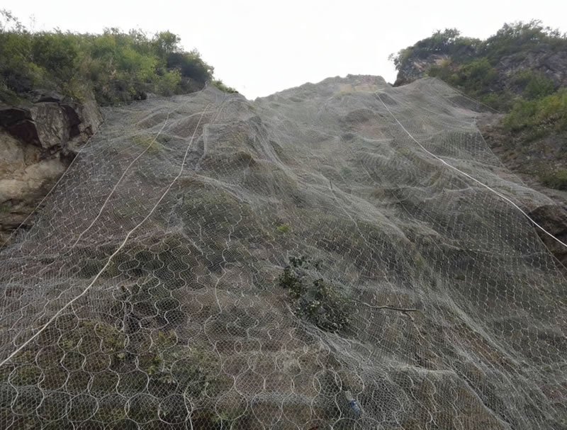 Rockfall Netting Gabion for Slope Stabilization
