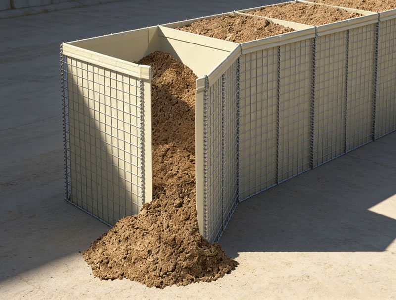 Sand-Filled Gabions for Slope Stabilization