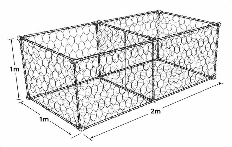 Double-Twisted Galvanized Steel Wire Hexagonal Mesh